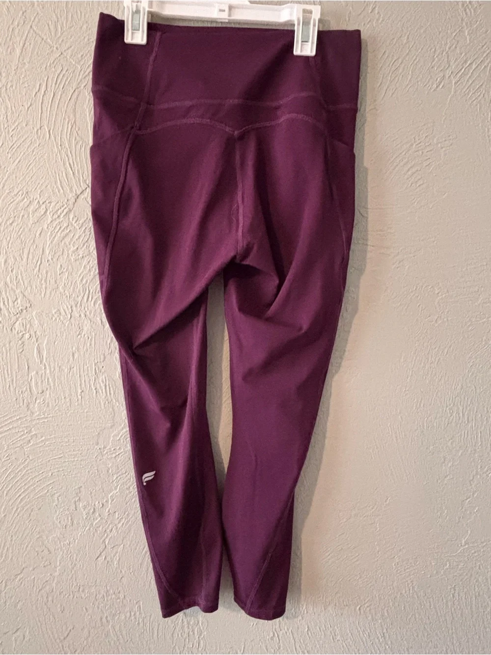 Fabletics Deep Plum High-Waist Pocket Leggings